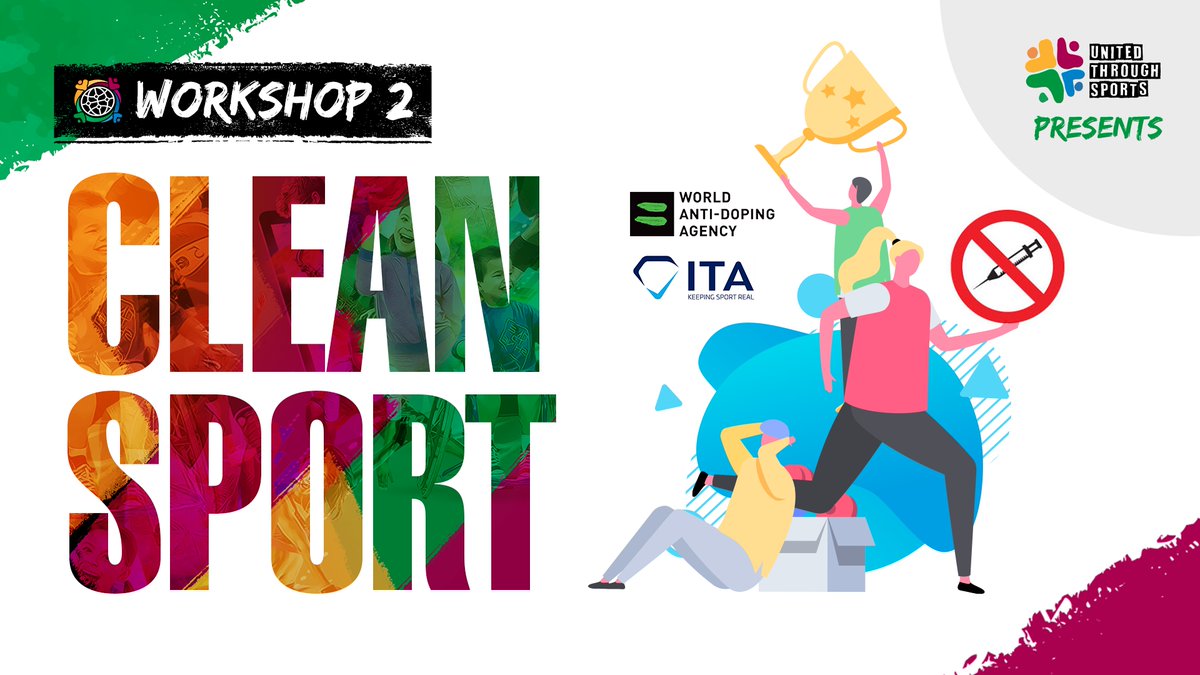 wada_ama's tweet photo. The United Through Sports (UTS) Virtual Youth Festival 2020 officially launches its Education Workshops. 🎉
Presented by WADA and @IntTestAgency, the "Clean Sport" workshop will start at 10:00 pm EDT tomorrow.
More info ➡️ https://t.co/DZW8SP3ABK https://t.co/J1tR3iKD71