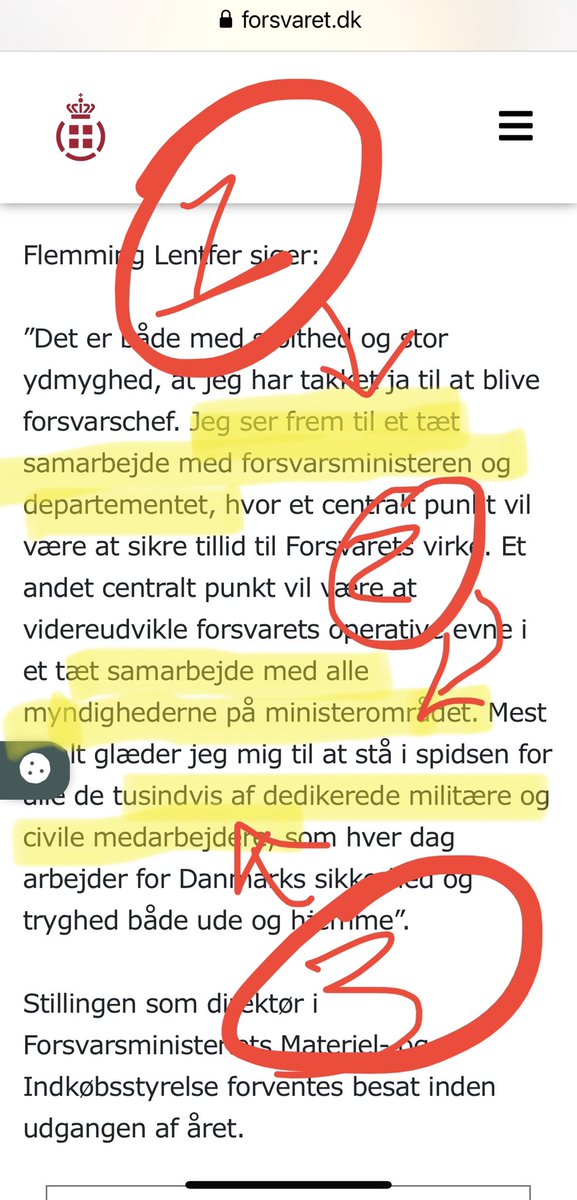 feltspadendk's tweet photo. Nå, men på redaktionen er vi blevet enige om, at det bliver spændende at følge den nye forsvarschef; Flyver-Flemming.
Hans første udtalelse / take-off statement og prioriteter er helt i øjenhøjde med alle dem ude i de operative enheder.  🤫 https://t.co/uedU5qI33c