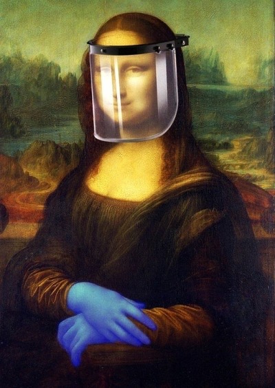 Маска что будут петь. Mona Lisa Corona.