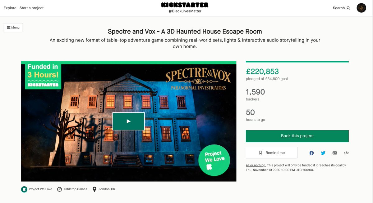 Just under £5k until we unlock TWO bonus chapters and only 50 hours to go.... can we do it?! THE SUSPENSE!  bit.ly/SpectreandVox