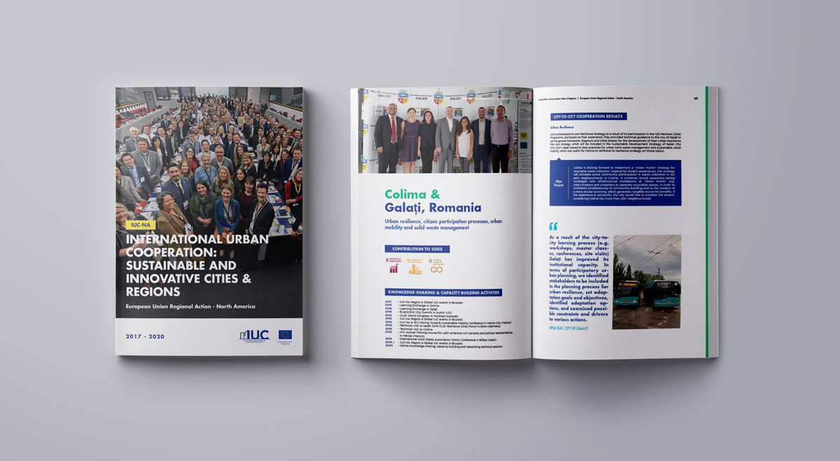 📢En #IUCNorteamérica, hemos preparado una publicación final que incluye los resultados de la cooperación entre ciudades de 🇲🇽🇺🇸🇨🇦 y de la #UniónEuropea🇪🇺 en #DesarrolloUrbanoSustentable, así como los avances del <a href="/Mayors4Climate/">Global Covenant</a> 🌎🌿. 
Conoce más en👇:  
bit.ly/2UCfOM4