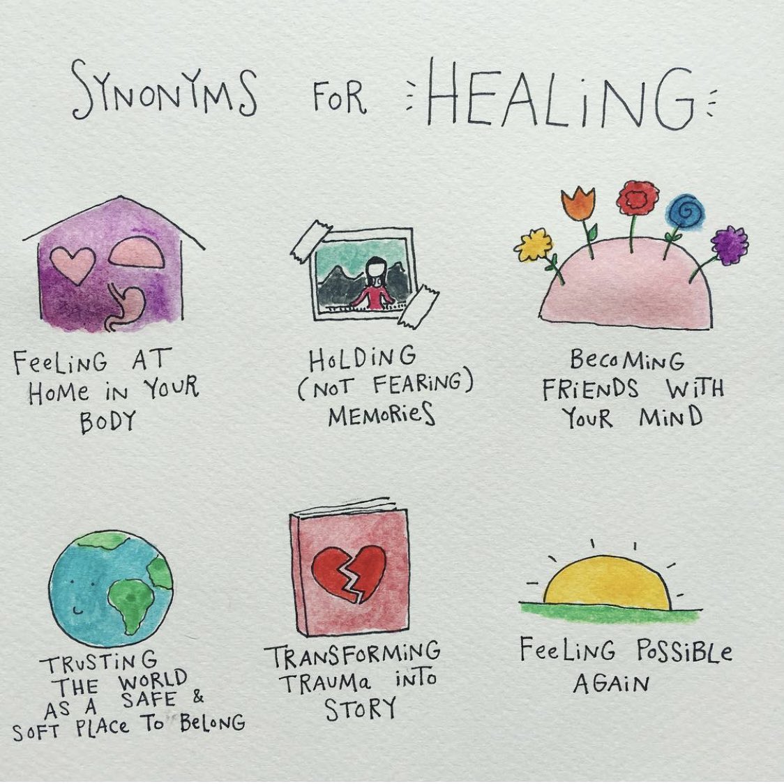 ShineMsd's tweet photo. A reminder that there are many different ways to heal. We at ShineMSD work to provide as many outlets of expression as we can to help students in the Parkland/Coral Springs community and beyond. Creds to @bymariandrew for an incredible illustration ☀️🌷🌎 https://t.co/v4N5xnbFuw