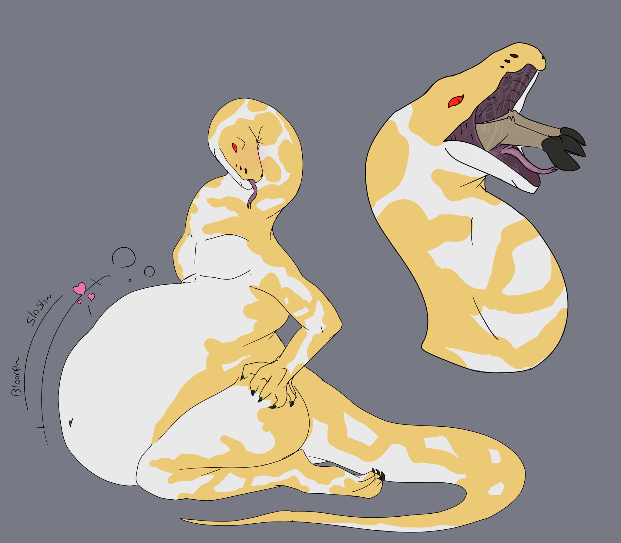 big fat meanie on X: Snake vore What will he do next vore voreart  t.co8bcPye4pUZ  X