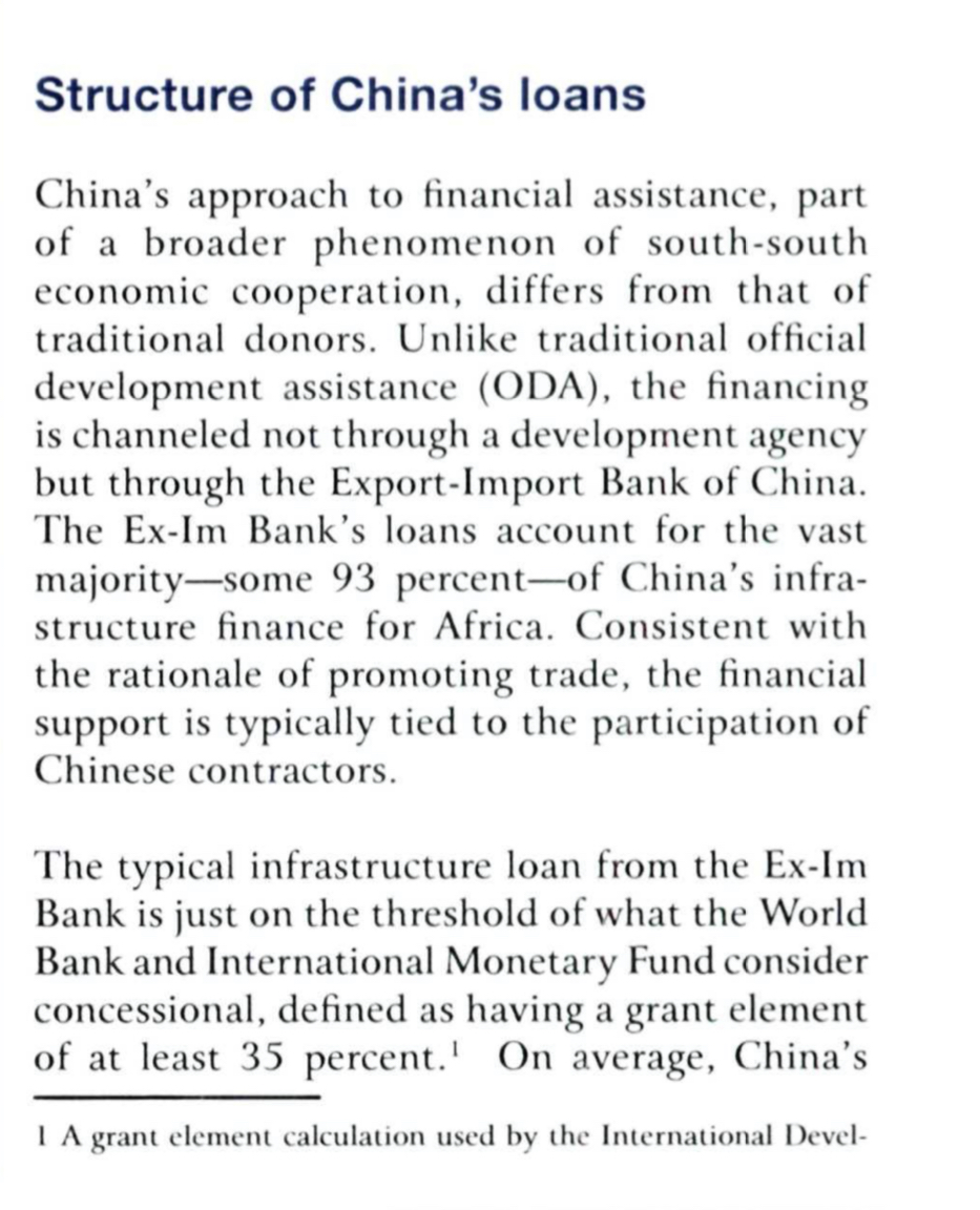 “China’s approach to financial assistance to Africa differs from that of traditional donors”