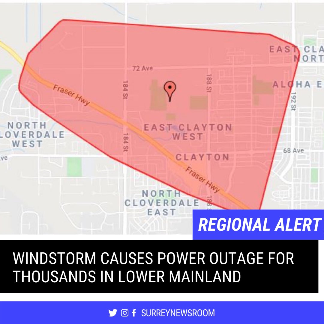 NewsroomSurrey's tweet photo. Report an outage:
Call 1 800 @bchydro (1 800 224 9376) or *HYDRO (*49376) on your mobile or report it online. #bcstorm #windwarning #surreybc #lowermainland #sunshinecoast #BCHydro #regionalalert #OutageAlert #OutageUpdate https://t.co/BEXKx10iDU
