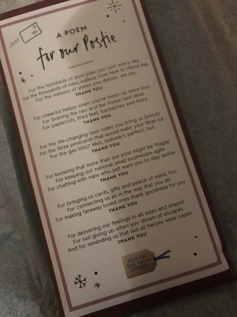 chatnmeetcoffee's tweet photo. Thank you @notonthehighst & @QuirkyGiftsUK for the chocolate Livio our friendly local #Postman @RoyalMail will be delighted 🙌🏾🎉💫😊 envelope ✉️ 🍫 #TheMagicOfSmallThings #NOTHS
@GLAMRedOfficial https://t.co/FGuo8jj2zr