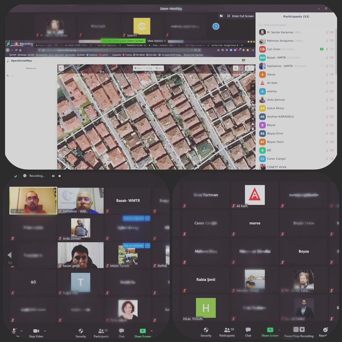 WikimediaTurkey's tweet image. #OpenStreetMap (OSM),  dünyanın heryerinden gönüllülerin oluşturduğu açık kaynaklı bir dünya haritası projesidir. OpenStreetMap Farkındalık Haftasında @Yercizenler ile birlikte olmaktan çok mutlu olduk. 🌏👨‍💻🤝🎉#OSMGeoWeek2020