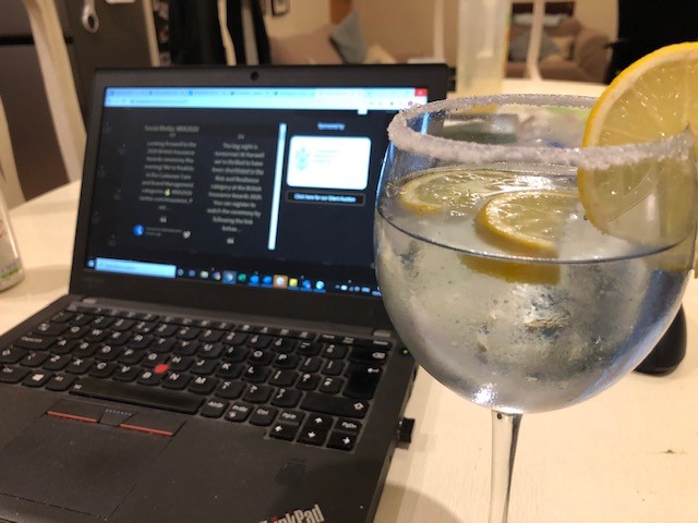 Time for a cheeky cocktail - had to improvise a bit with ingredients but it's almost a 'Resilient &amp; Tonic' <a href="/FMGlobal/">FM</a> #BIA2020