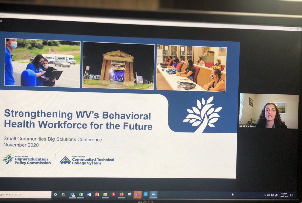 AKABethManuel's tweet image. Carolyn Canini with the @WVHEPC discusses Strengthening WV’s Behavioral Health Workforce for the Future. #wvsolutions