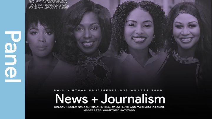 SimplySprtyChic's tweet photo. Client Happenings 🚨
Check-out Day 2 of the @BlkWmnInMedia Conference & watch the News & Journalism panel ft. @therealknelson.
Other panelists include: @TasharaParker, @MsSelenaHill, @akosua0906, Moderator Professor C. Haywood.
#BWIM2020 #BWIMCon #BWIMAwards #BlackWomeninMedia https://t.co/ZAPJYSS43y