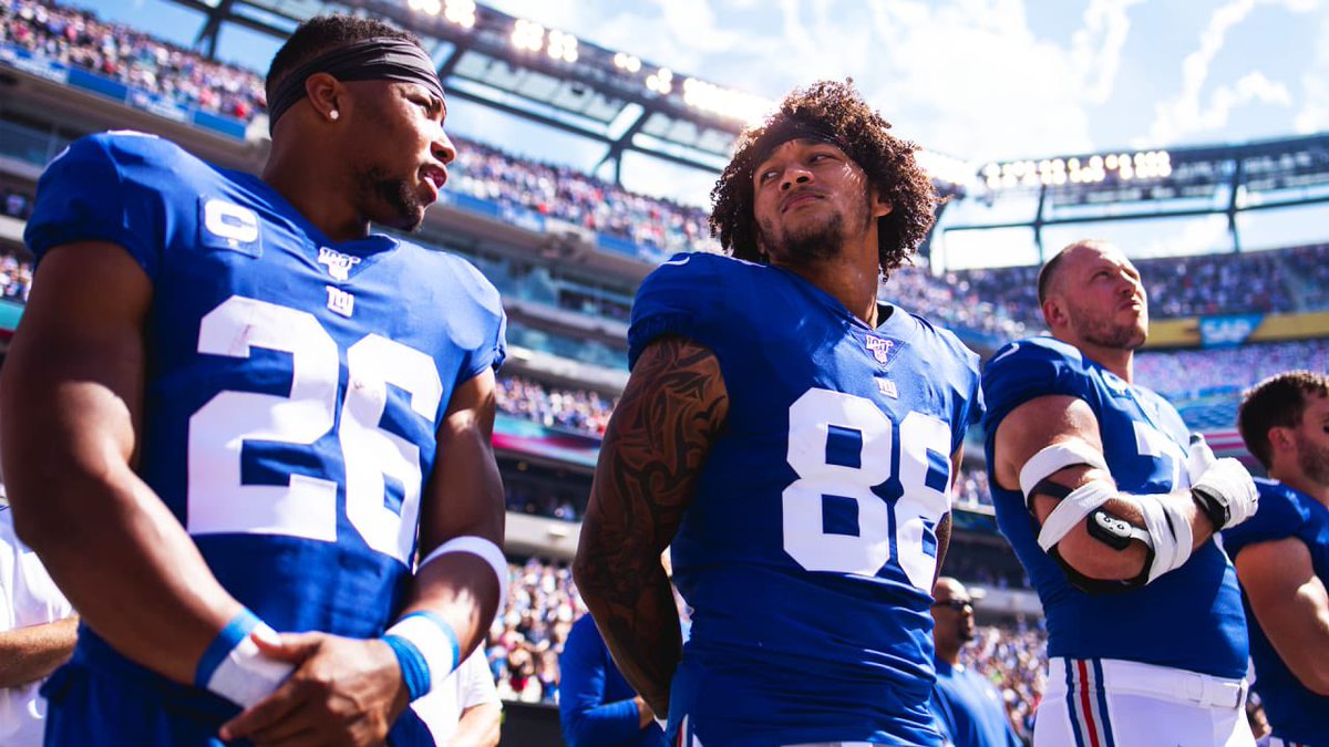 ApexGiants's tweet photo. Giants announce they have resigned both Saquon and Evan Engram to 5 year extensions @APEX_Madden @APEX_Insiders https://t.co/4EDNNzpiPJ