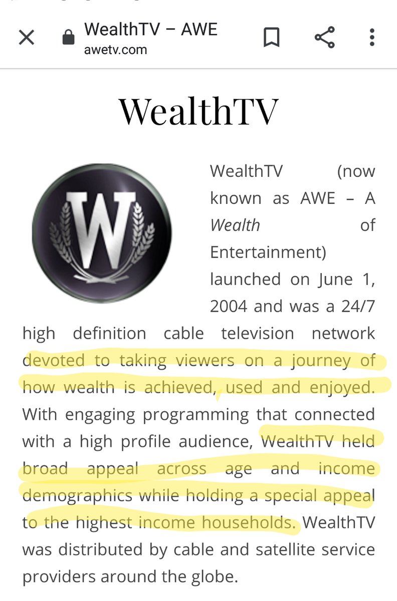 How'd Herring get into political broadcasting, you ask?By starting "Wealth TV" after he became rich -- basically, an entire network of "Lifestyles of the Rich & Famous," plus boxing (cf. Trump's love of wrestling).Tells you something about what drives Herring, doesn't it?5/