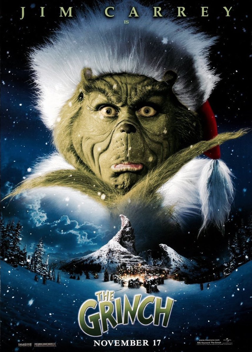 retrochenta's tweet photo. Hoy hace 20 años que se estrenó "El Grinch" de Jim Carrey. Parece que fue ayer... https://t.co/VHstVRx733