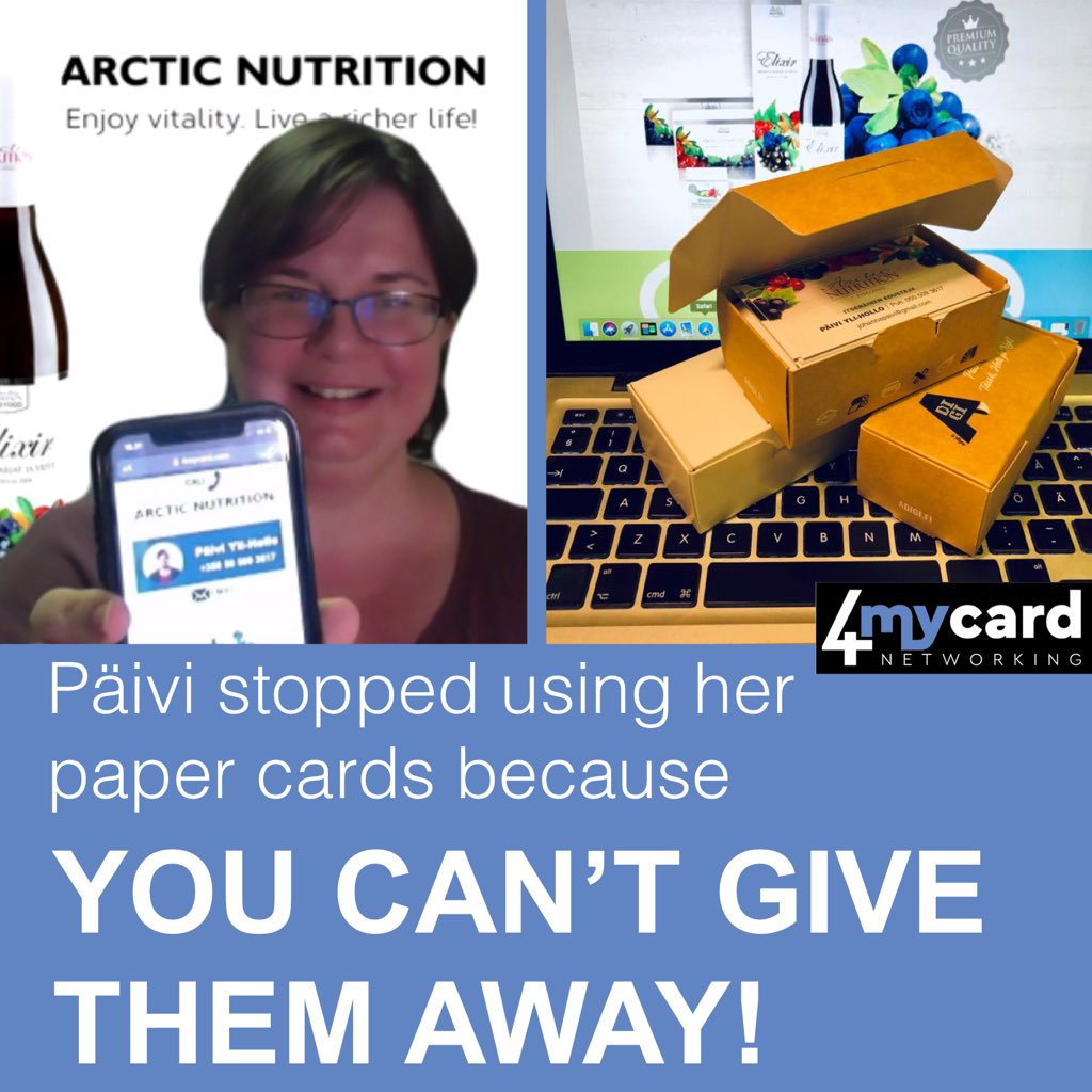 csquaredmedia's tweet photo. @YliHollo’s paper cards are useless! She went digital. https://t.co/BZVpK5b7V6 (her digital business card)
https://t.co/xSzYTM2QzH is #Networking #ArticNutrition #naturalflow #zoom #zoomlag #virtual #virtualmeeting #B2B #b2bmarketers #b2bsales #b2bmarketingstrategy #4mycard https://t.co/IcnplfKpUw