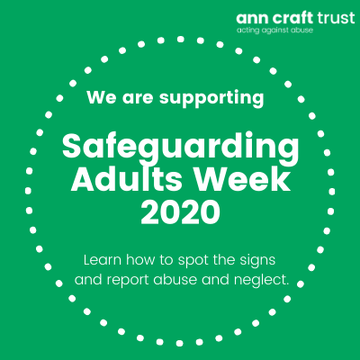 This week we are supporting #SafeguardingAdultsWeek hosted by the <a href="/AnnCraftTrust/">anncrafttrust</a>! Make sure to watch their page for updates and helpful resources throughout the week.