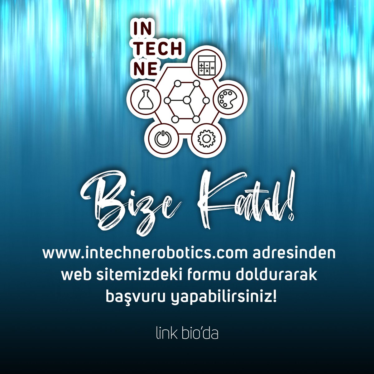 team_intechne's tweet photo. https://t.co/lyoMEKwPOR Yeni başarılara imza atmak istiyorsan şimdi tam vakti! Bio'daki linke tıklayarak web sitemizi ziyaret edebilir, başvuru formunu doldurarak bize katılabilirsin! 
.
.
.
.
.
@FYukselFound
#intechne #frc 
#frcTurkey #infiniterecharge #firstinspires #omgrobots https://t.co/AsXLlL8h6R