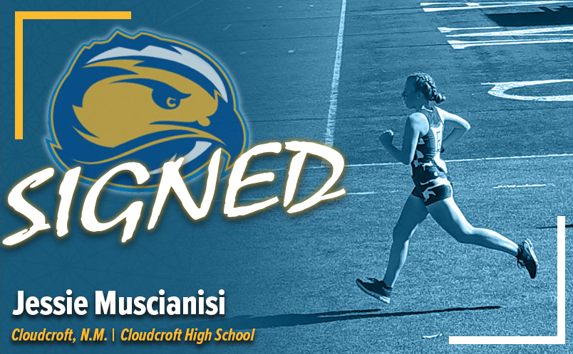 FLCSkyhawks's tweet photo. The FLC women's cross country and track program inks its first 2021-22 recruit in Jessie Muscianisi! She's been a contributing member for a dominate Cloudcroft High School program that has won three straight State Championships from 2017-19. #TalonsUp #LetsSoar https://t.co/vjReAuDj1u