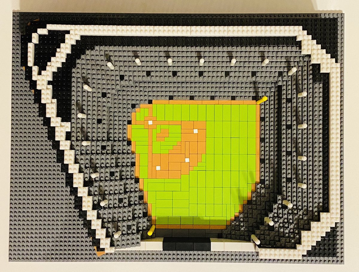 Testa23's tweet photo. Step 21 of 26 of @FOCOusa Ebbets Field
(On this step you layer another set of white brxlz to help build up the overhangs)
#focousa #foco #brxlzstadium #ebbetsfield #brooklyndodgers #dodgers #brxlz https://t.co/wzmEx38M5t