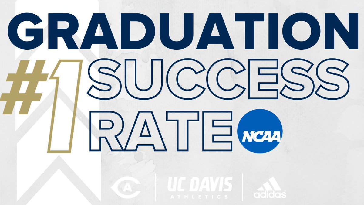 ucdavisaggies's tweet photo. #️⃣1️⃣ in @BigWestSports! 

S/O to 

@ucdavisfh 
@ucdavismgolf 
@ucdaviswgolf 
@ucdavismtennis 
@ucdaviswtennis 
@ucdavismwp 
@ucdaviswwp 
UC Davis Swim &amp; Dive

for posting a perfect 100 in the latest NCAA Graduation Success Rate report! 

Full story: https://t.co/oqmcfdHTCu https://t.co/eJNwbXgnYE