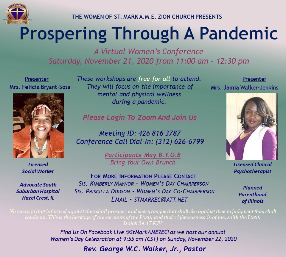 St. Mark AMEZ Church tweet media