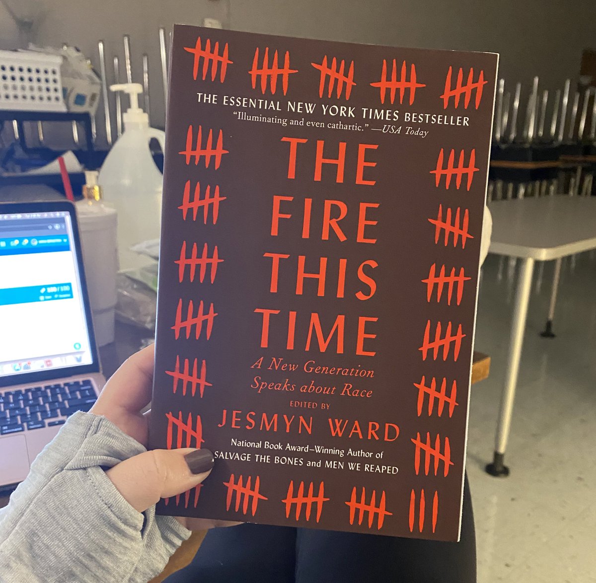 MsB_MEd's tweet photo. This Saturday’s (socially distance in the outdoors with masks) anti-racist book club choice is #TheFireThisTime edited by @jesmimi !
Let me know if you want to join us! https://t.co/vIGpQJWbBf