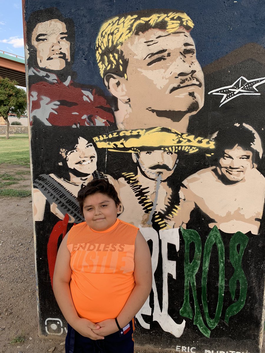 cmrojas1984's tweet photo. @PrichardShow great show about Eddie, living in El Paso it’s an honor to hear you all pay tribute to him. Next time you’re here Bruce get some Chico’s and go see the Eddie mural @bruceprichard @HeyHeyItsConrad @WWE https://t.co/kY4uPXzBu8
