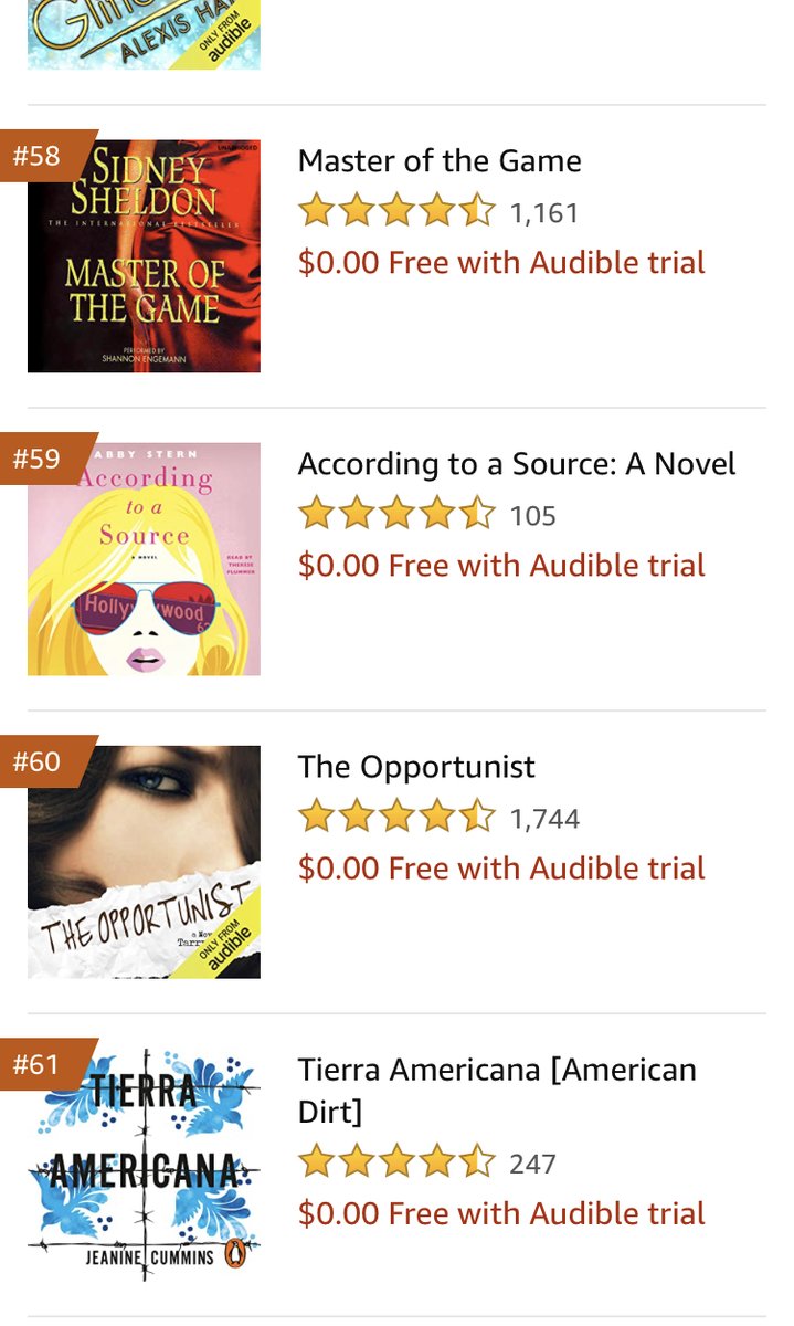 abbystern's tweet photo. Thank you to everyone who's finding #AccordingToASource and making it #59 in Contemporary Fiction on @audible_com ! @StMartinsPress @DanLazarAgent @josiefreedman @thedaysbetween
#amwriting #authorlife #deuxmoi https://t.co/OV5riAVsDS