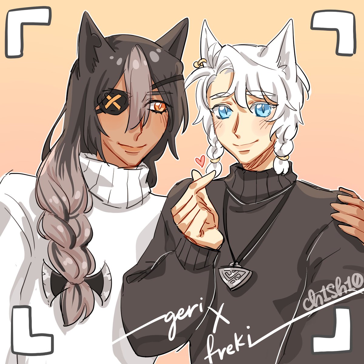 selfie of geri x freki from identity vee except human!

#identityV 