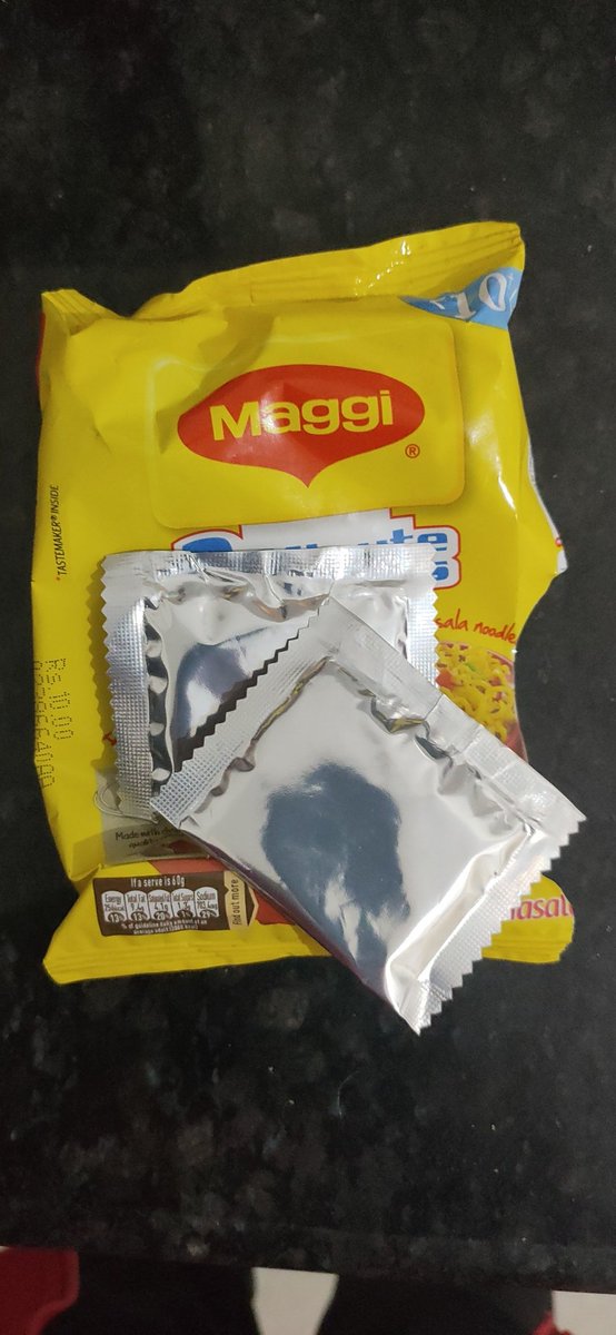 mohita_ips's tweet photo. Just after winning #KBC12, got 2 masala sachets in 1 #maggi packet. Never thought would get so lucky.
God is kind today🙏 😁😄😋😁
@GargRushal_IFS @SrBachchan @SonyTV @NestleIndia https://t.co/9NMmbCJm2k