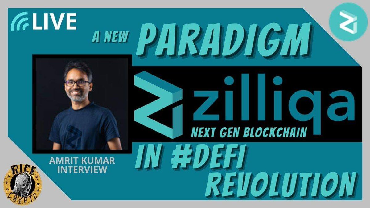RiceTVx's tweet photo. Tune in tomorrow, Wed 11/18 @ 1pm EST/10am PST for my #LIVE interview w @maqstik #AmritKumar!
All things #Zilliqa $ZIL! #NextGen #blockchain #sharding #DeFi & much more. See you in the #livestream!
👇🏻👇🏻👇🏻
https://t.co/DrDdtHtEZs https://t.co/bzwW5DVspo