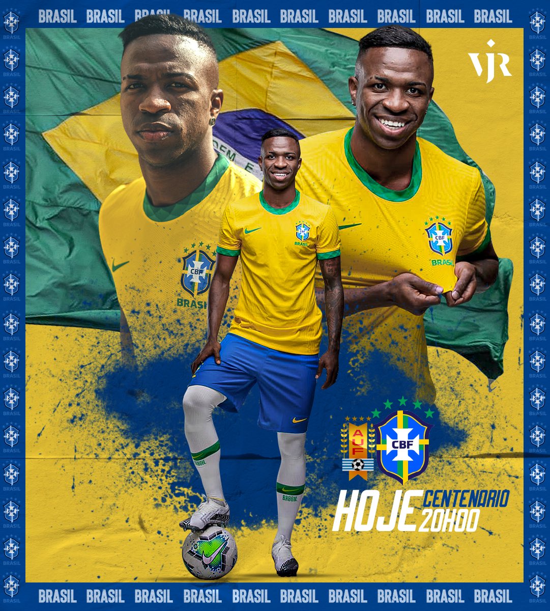 vinijr's tweet photo. Alegria e ousadia sempre. Vamos Brasil! 🇧🇷⚽️🙌🏾 https://t.co/tUzOK87LHm