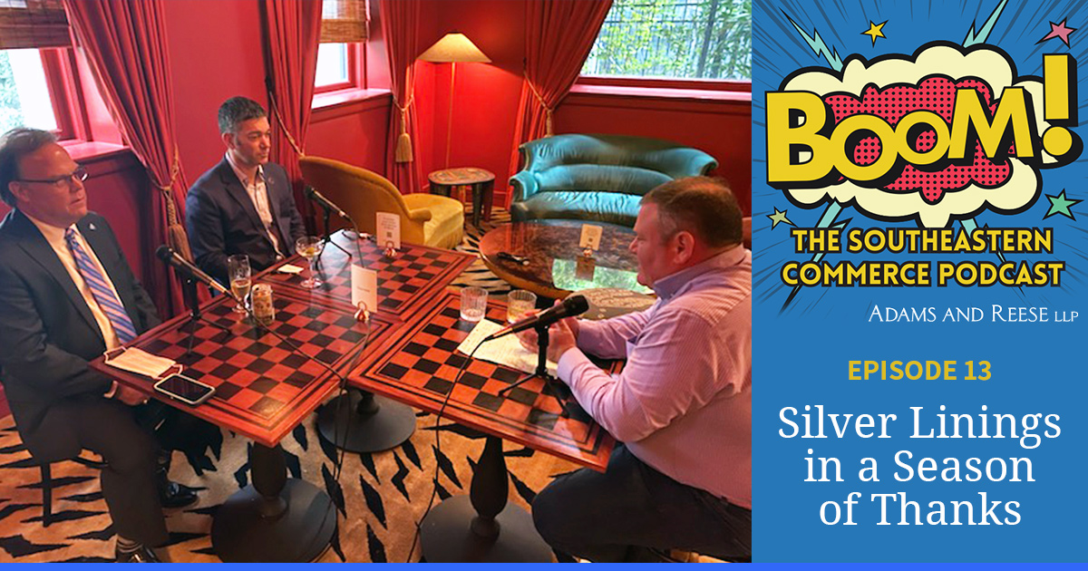 adamsandreese's tweet photo. π₯ Coming soon: Episode 13 of BOOM! The Southeastern Commerce Podcast. We'll take a look at the sweeping changes 2020 brought to businesses across the region, with @GNOinc and @jeffersoncoc. Are you subscribed? https://t.co/SUlNOKKhic #southeasterncommerce #jeffersonparish #nola https://t.co/nu0SVydu5c