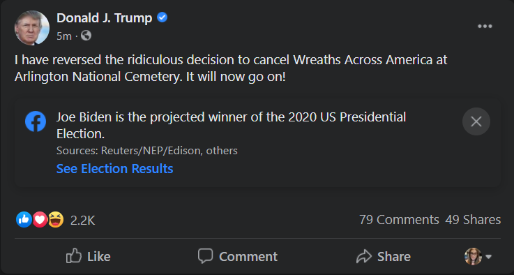 24mellowmello's tweet image. ...@realDonaldTrump&apos;s post has nothing to do with the election @Facebook @markzucky  You guys are fucking idiots. #StopTheSteaI #BigTechCensorship #BigTechElectionInterference