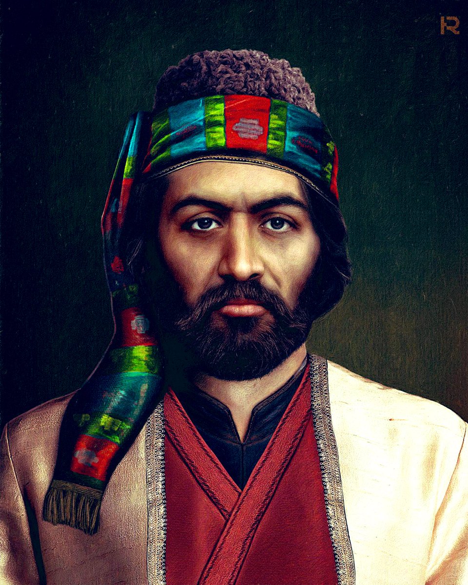 NasimiAghayev's tweet photo. Molla Panah #Vagif (1717-97) Vizier of #Karabakh Khan Ibrahim Khalil. Also the founder of the #realism genre in the #Azerbaijani poetry. Oganized the defence of #Shusha during the incursions of Shah #Qajar of #Persia in 1795 and 1797. Portrait by @rasulhasanov https://t.co/P0rloH8SrF