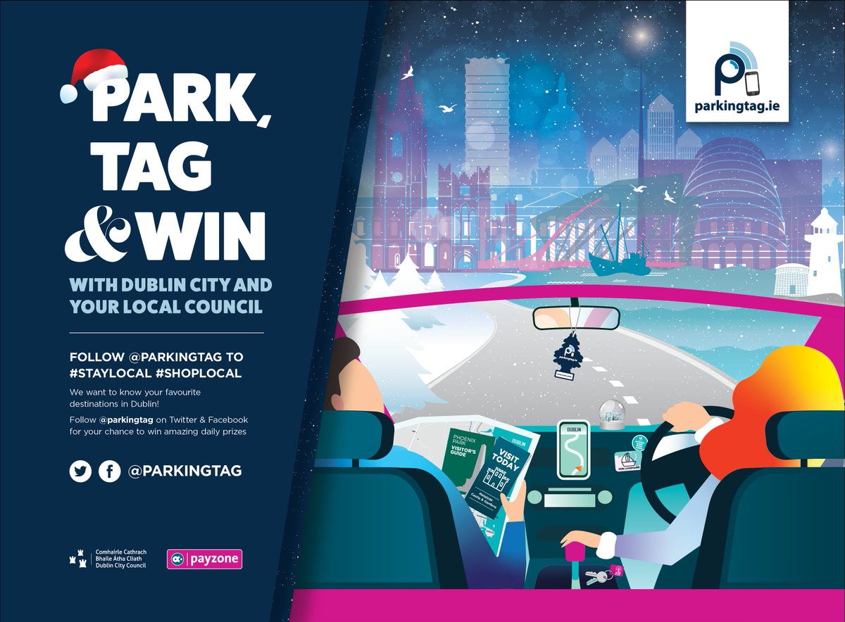 sdublincoco's tweet photo. Parking Tag has teamed up with SDCC to offer you the chance to win an overall prize of free parking for a year, 2 nights B&B + an evening meal in the Westin Hotel and a โฌ500 Me2You voucher.
Follow @parkingtag on Twitter & Facebook for your chance to win daily prizes #parktagwin https://t.co/vAZcnRXjH6