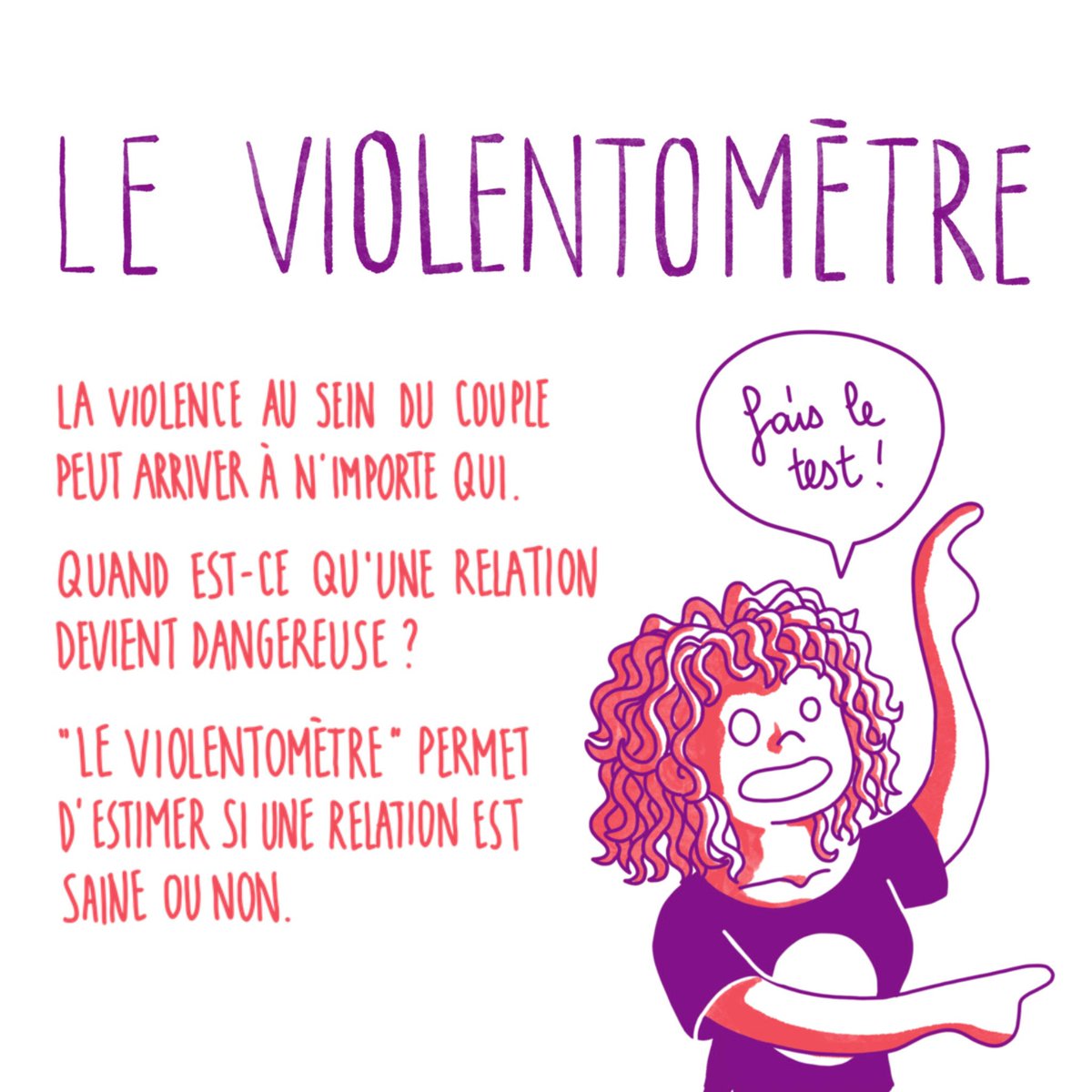 Collectif_neuch's tweet photo. Les violences dans le couple ne sont pas une fatalité. Jamais !  Envoie ce violentomètre à tes amies ! Partager l'information, c'est utile. #ViolencesConjugales le test est sur https://t.co/KzUXqNE9xc https://t.co/QEn4qixshX