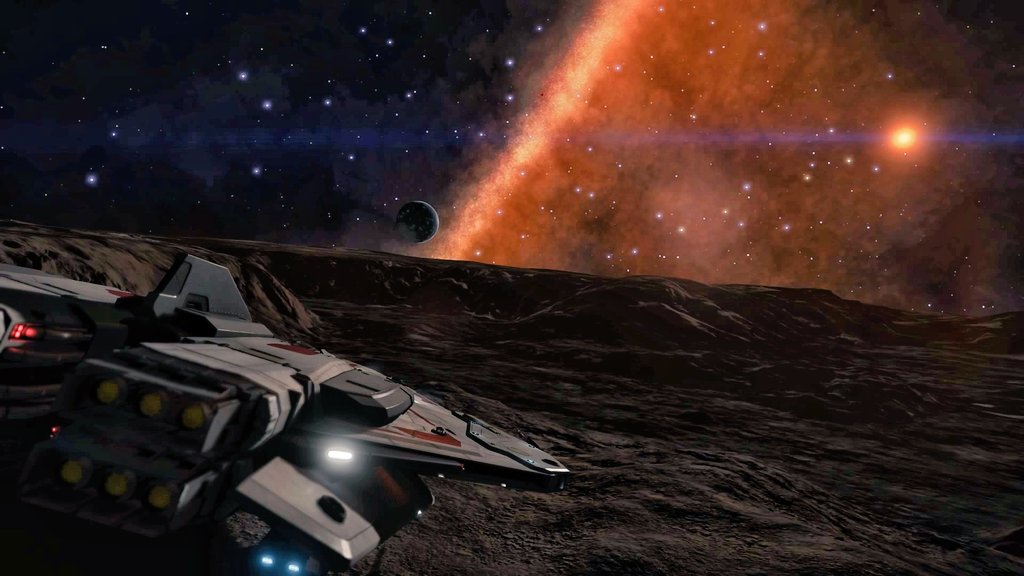 joshywoshywoop's tweet photo. Sitting on a moon or orbiting a water world.
#EliteDangerous #EDExplorer #Stellarscreenshots #TheCapturedCollective #VirtualPhotography #SPVFA https://t.co/Szpyx6GICM