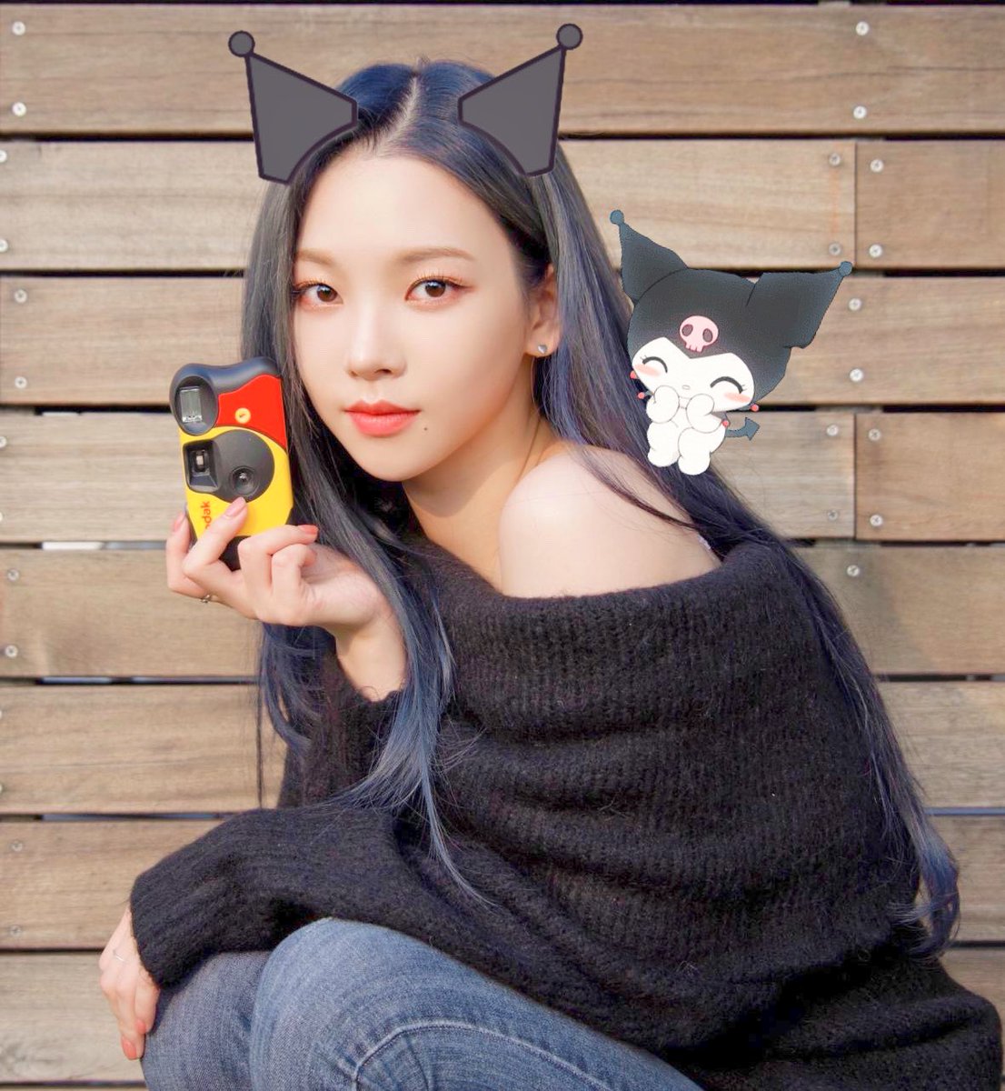 Shibaeatsinu's tweet photo. Winrina as Sanrio character’s 💜⭐️ https://t.co/D2WrOGzIlS