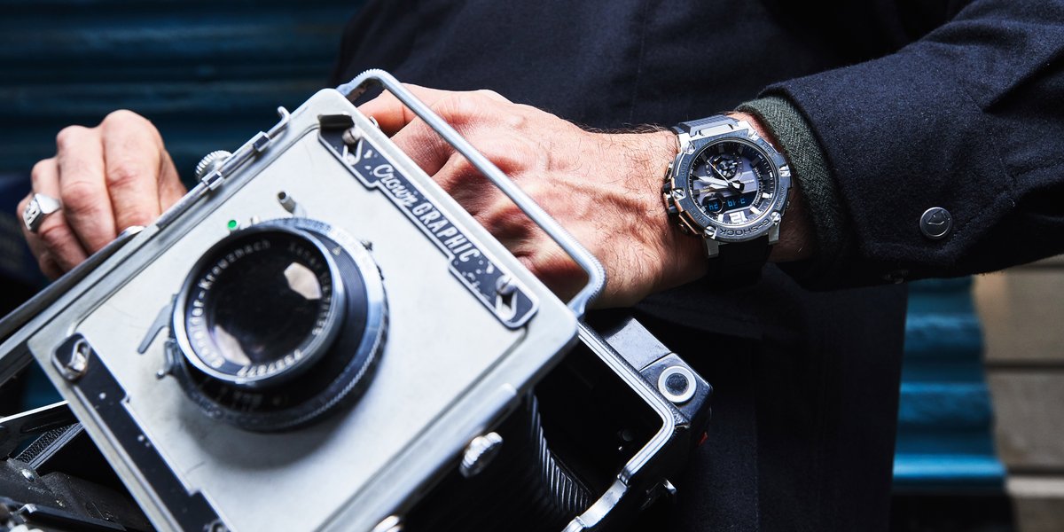 GShock_US's tweet photo. Toughness at any shutter speed. 

#gshock #absolutetoughness #GSTEEL #GSTB300 https://t.co/9D1C7vZ8uc
