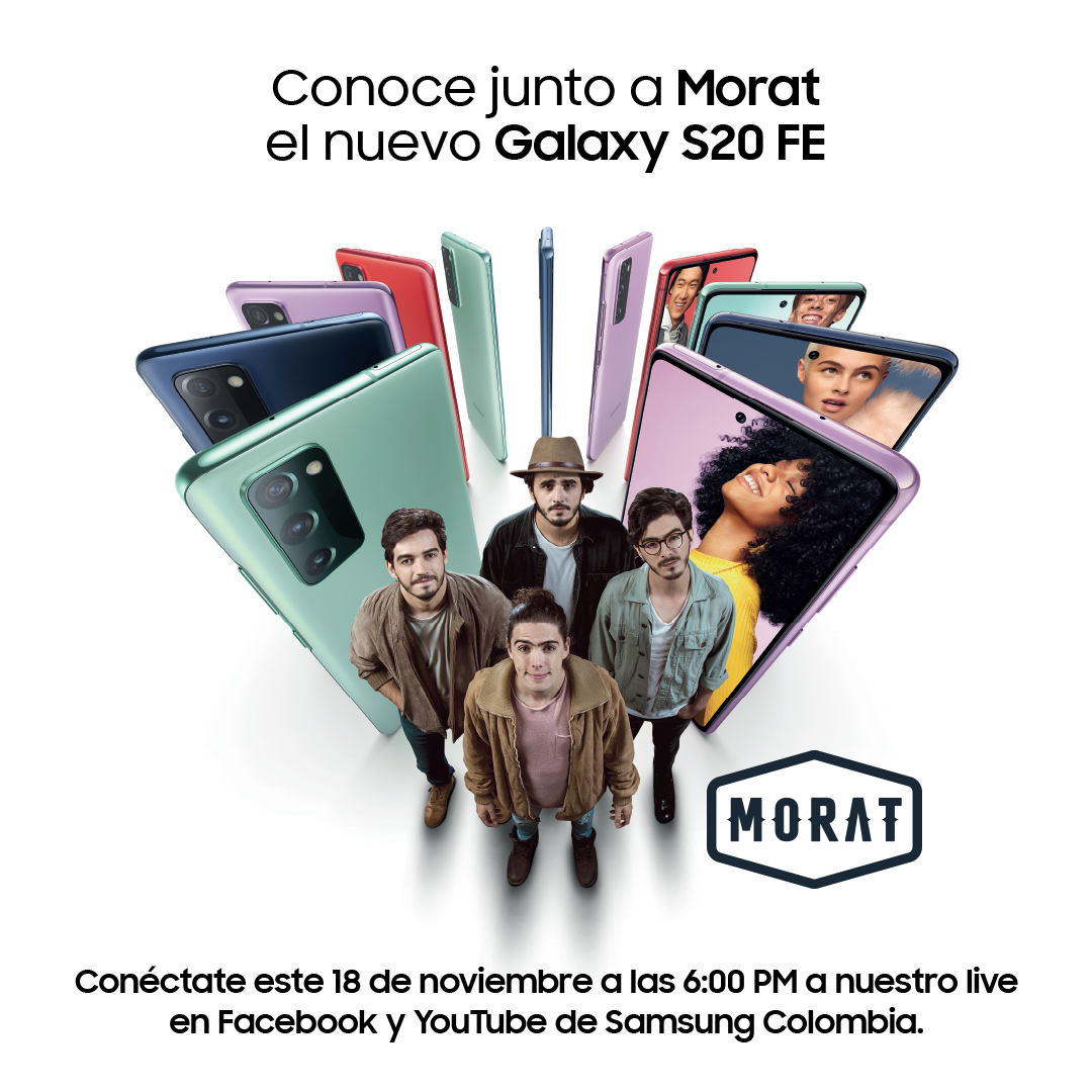 daniari29's tweet photo. Mañana 18 de noviembre a las 6:00 p.m. no se pierdan el lanzamiento del nuevo #GalaxyS20FE junto a @MoratBanda, https://t.co/g63FFhWwmR  . https://t.co/xY8carKYKR