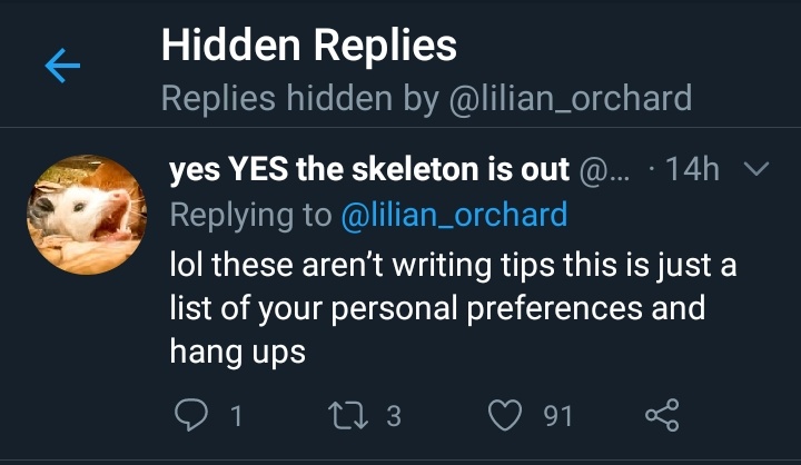 Oof,someone got their feelings hurt by that one