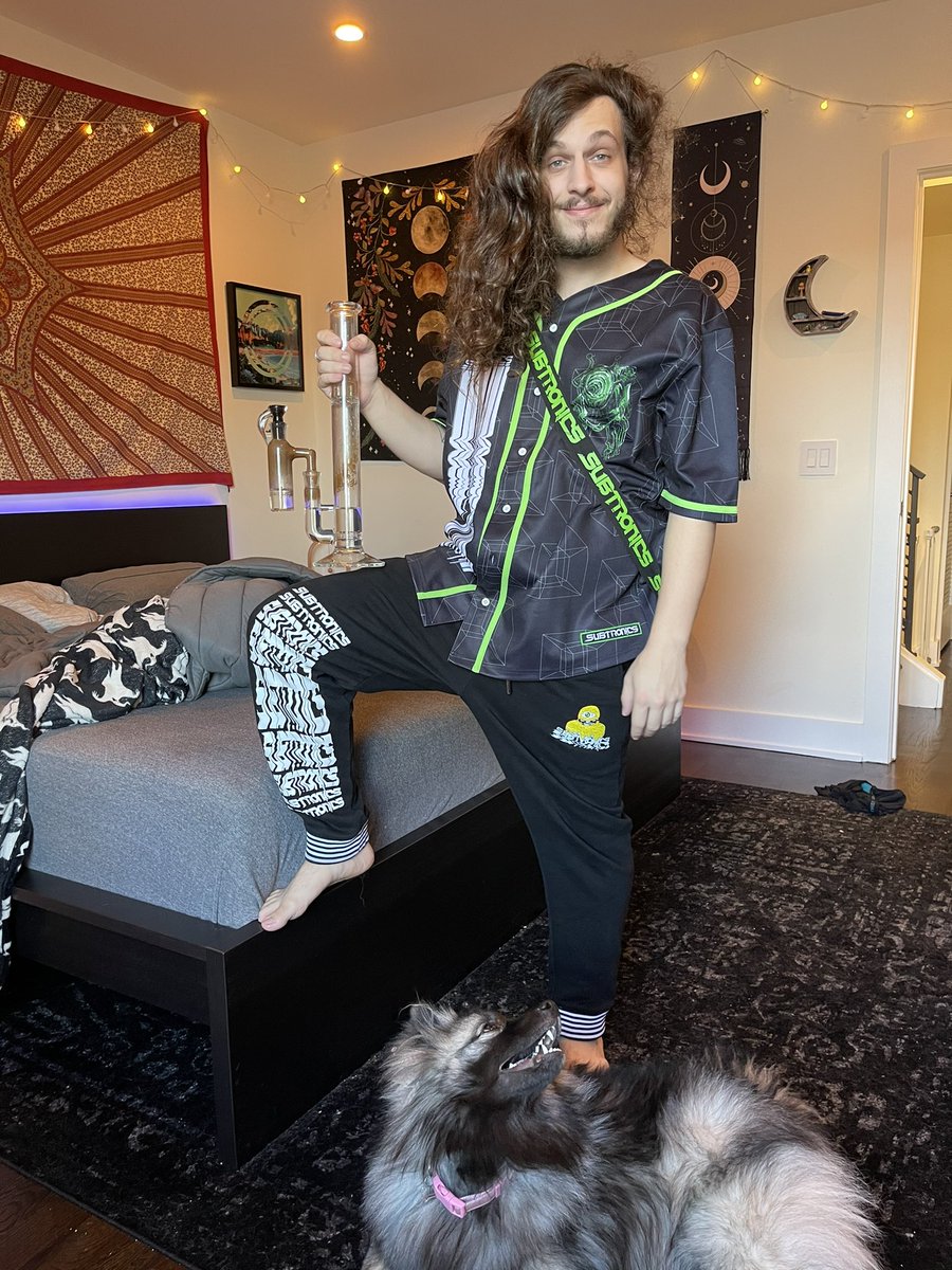 Subtronics's tweet photo. YALL WANT NEW JERSEYS??? (and also a bunch of other stuff too) 

retweet and tag all ur homies for a chance at winning the whole merch drop ✨ https://t.co/CXr9EbwYF8