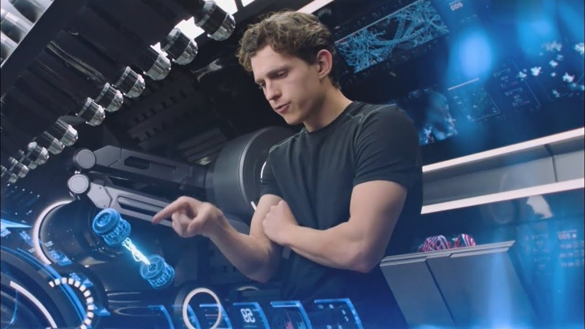 9. Peter makes the suit with less tech than his Stark suit and makes it to suit his needs