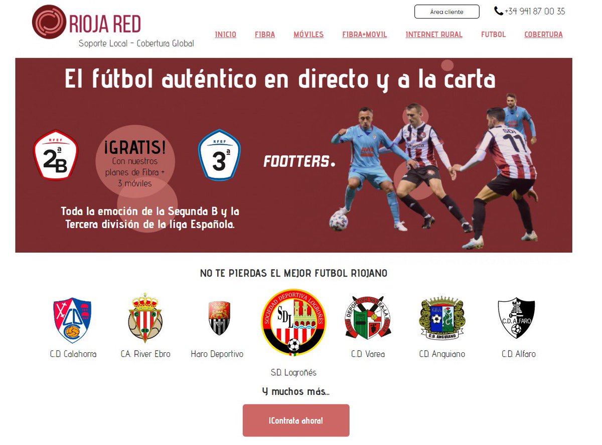 SDLogrones's tweet photo. 🇦🇹 PROMOCIÓN | ¡Estamos de promoción para nuestros seguidores! ¡Yujuuu! 🔝
Nuestros amigos de @riojaredfibra nos hacen un regalo: un sorteo de una suscripción anual para ver los partidos de Footters en RiojaRed. 
¿Cómo? Los seguidores que hagan RT a ESTE TUIT durante una semana. https://t.co/Zkp8ud1qyE