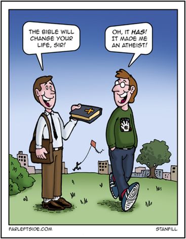 Did the bible make you an atheist? #atheism