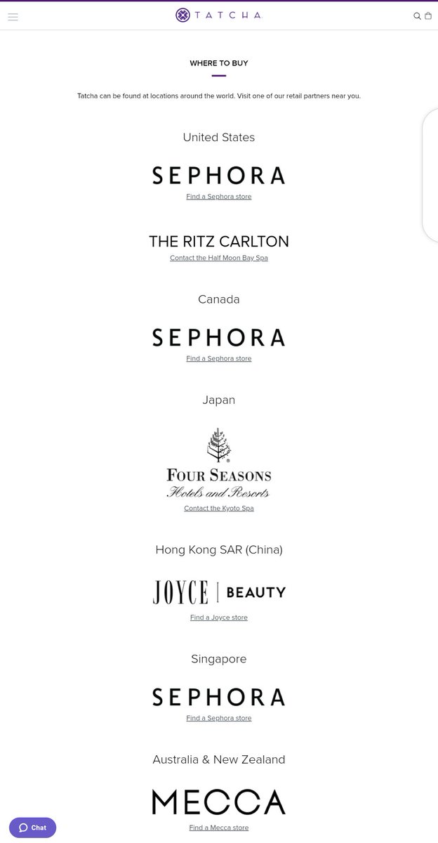 There's a Japanese skincare brand called TATCHA ( @tatcha_v).Story is interesting, with products that have an insightful USP + CSR focusing on empowering girls.According to the "where to buy page", they're not yet in  #Africa. Where is  @Symply_Tacha's team? #TitanOpportunity