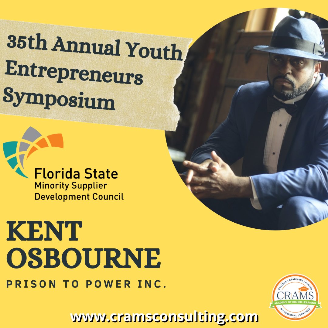 CRAMSconsulting's tweet image. Swipe to read more about one of our guest speakers for the 35th Annual FSMSDC Youth Entrepreneurs Symposium, Mr. Kent Osbourne! #FSMSDC #PrisontoPower #KentOsbourne #SuccessStory #youthentrepreneurssymposium