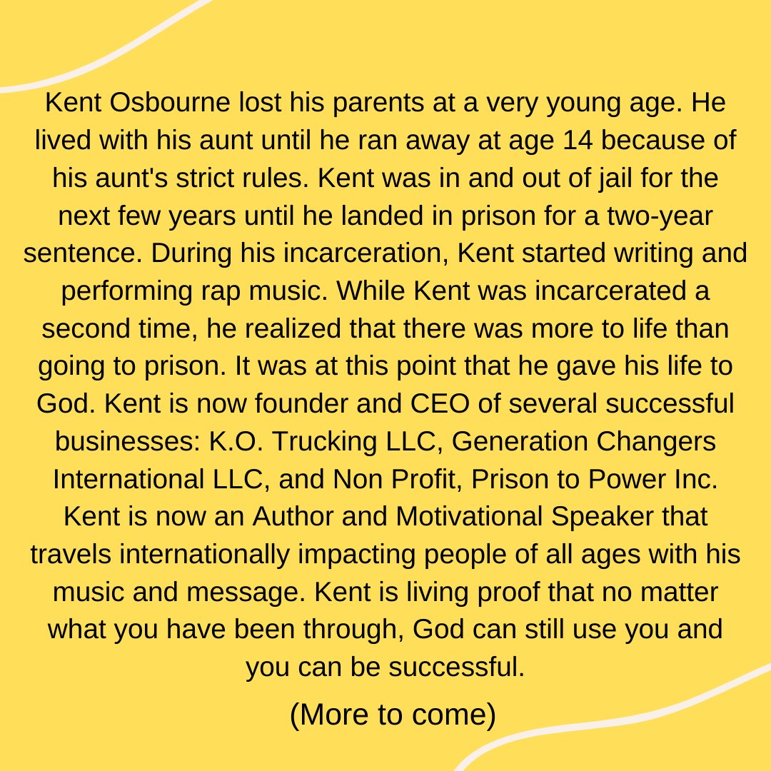 CRAMSconsulting's tweet image. Swipe to read more about one of our guest speakers for the 35th Annual FSMSDC Youth Entrepreneurs Symposium, Mr. Kent Osbourne! #FSMSDC #PrisontoPower #KentOsbourne #SuccessStory #youthentrepreneurssymposium