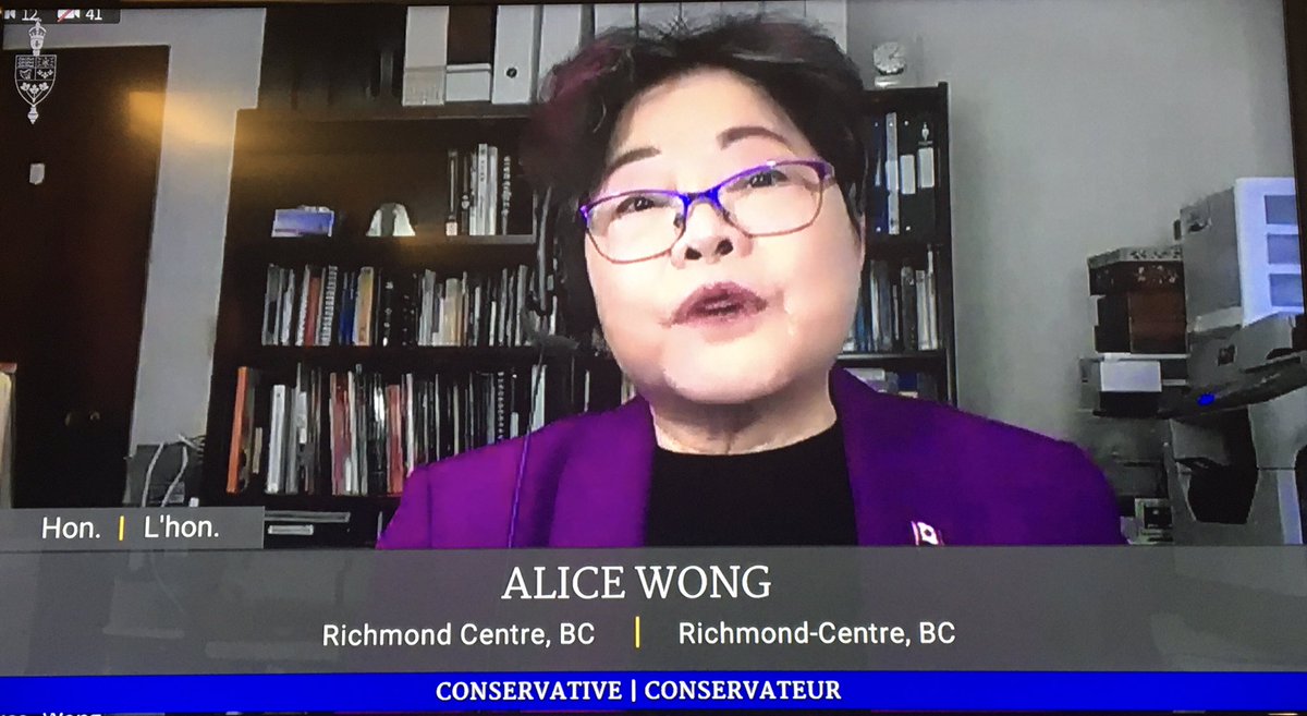 Former @CPC_HQ Minister @AliceWongCanada talks about her Chinese-Hong Kong 🇭🇰 background & why we need to support @MichaelChongMP 's motion forcing the gov to make a decision on Huawei & present a framework on dealing with the #CCPChina #canpoli