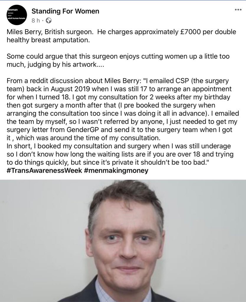 EcuadorianMum's tweet image. This man is proud of his work 🤬

#TransAwarenessWeek2020 
#menmakingmoney